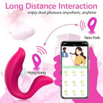 Adult Sex Toys, Clitoral & G Spot Vibrator With Remote, 10 Tapping Pulse & 10 Vibration Modes,Waterproof & Rechargeable, Rabbit Vibrating Sex Toy For Women Couples Purple