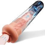 Waterproof Realistic Male Masturbator,Adult Sex Toys For Men,Sucking & Pumping Male Sex Toy, Premuim Quiality Pocket Pussy Stroker, Follyee Penis Trainer Glans Stimulator Mens Vibrator Penis Pump