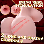 9.5 Lbs Bbw Sex Doll, Love Doll Torso For Man Adult Sex Dolls, Male Sex Toys Sex Stroker With 3D Realistic Textured Vagina For Men Masturbation (Flesh)