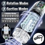 Automatic Male Masturbator Sex Toys For Men - Penis Pump Adult Sex Toys With 7 Sucking & Rotating & Licking Modes, Led Display Pocket Pussy Male Stroker, Blowjob Sex Machine Mens Sex Toy Men