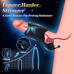 Automatic Male Masturbators - Double Action Penis Training Vibrator With 10 Modes, Vibrating Strokers Glans Penis Trainer Stimulator, Male Adult Sex Toys For Men, Mens Sex Machine Games Pleasure