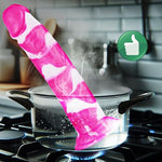 12" Soft Silicone Realistic Extra Giant Long Fantasy Pink Dildo Suction Cup