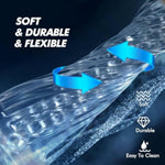 Male Masturbator Sex Toy For Men - Transparent Manual Squeezable Sucking Pocket Pussy Portable Masturbation Cup With 7.5“ Depth Lifelike Textured Vagina Blowjob Masturbating Stroker