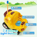 Remote Control Dinosaur Car Toys For Toddler Kids - Best Birthday Gifts For Boys Ages 2 3 4 5 Years Old, 2-Pack Toys For Toddlers 18+ Months With Lights And Music
