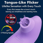 Clit Sucker Alternative Tongue Vibrator, Rechargeable Clitoral Stimulator