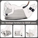 Sex Pillow Dildo Mount, Sex Bondage Chair With Sex Toy Mount For Women, Bdsm Sex Furniture For Adults Couples, Inflatable Sex Cushion With Handcuffs For Bedroom