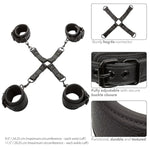 Nocturnal Collection Hog Tie, 4 Fully Adjustable Cuffs With Secure Buckle Closure, Perfect Bondage Gear & Accessories And Bdsm Toys - Se-2678-25-3
