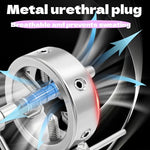 Spiked Chastity Cage with Urethral Plug for Men, Stainless Steel Male Chastity Device & Metal Chastity Cage, Ventilated Cock Cage with Catheter for BDSM Bondage, Sissy Training & Long-Term Wear.