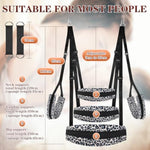 Leopard Print Sex Swing, Sex Swings With Hanging Straps Widened Thick Cushion For Effortless Installation, Adjustable Straps Bdsm Sex Sling, Ideal Adult Toys For Couples