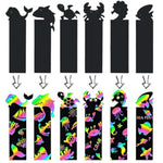 60PCS Scratch Art Rainbow Bookmarks for Kids, 6 Styles, Scratch Art Kit
