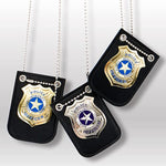 Gold And Silver Badge Set For Police Pretend Halloween Dress Up Games, Cop Play Costume Accessories, Party Favors, Christmas Stuffers For Boys Men Women