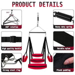 Bdsm 360° Sex Swing For Adult Sex Toys, Sex Swings With Adjustable Straps Soft Seat & Thick Cushion For Ceinling/Door Heavy Duty Hanging, Swing Sex Bondage For Adult Restraint Toys