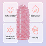 2Pcs Finger Sleeve Finger Condoms Female Sex Toy, Finger Vibrator Accessories, Vaginal Clitoral Nipple G-Spot Stimulator Anal Sex Toys, Bdsm Sex Novelties Games For Adults Women Men Couples Lesbian