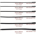 Electric-Shock Urethral Sounds Silicone Catheter Stretching E-Stim Penis Plug Dilator Sm Sex Toy (3Pcs: 7+9+11Mm)