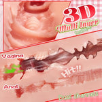 7.5Lb Realistic Male Masturbator Male Sex Toy – Virgin Tight Labia & Ass Pocket Pussy For Men Masturbation, Lifelike Sex Doll With 3D Textured Channel & Strong Suction For Men Pleasure