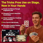 Amazing Magic Set For Kids Ages 8 And Up - 60 Easy And Advanced Tricks With Video Instructions Props For Beginners - Builds Confidence & Motor Skills