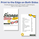 100 Printable Postcards, 4 x 6 Inch Matte White Cards for Inkjet Printers