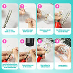 Nano Tape Bubble Kit, Toys For Girls, Diy Craft Kit, Cool Stuff For Girls, Cute Stuff, Cool Things For Kids, Boys,Gift For 4, 5, 6, 7, 8, 9, 10, 11, 12 Years Old Kids, 2Pcs (2"&1.2")