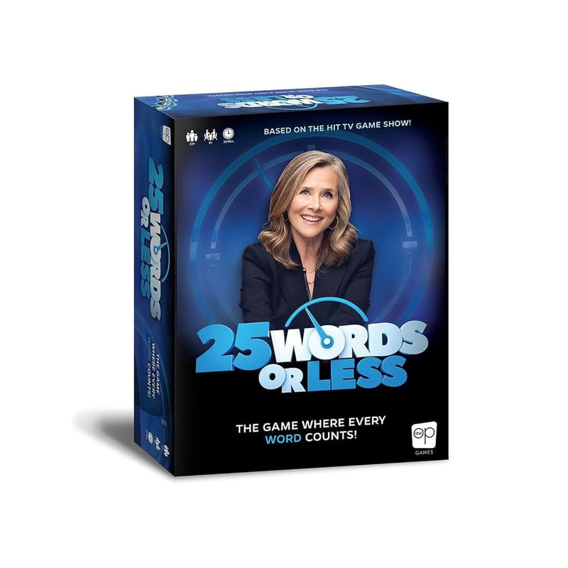 USAOPOLY 25 Words or Less | Fast-Paced Word/Friends & Family Board Game | B
