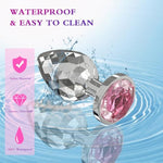 Small Anal Plug Adult Sex Toy,Jeweled Anal Toys Adult Sex Toys Games Butt Plug,Personal Anal Plug Sex Toy For Adult Women,Men And Couples,Rose Sex Toy G Spot Anal Beads Anal Toy