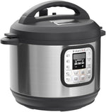 Duo 7-in-1 Mini Electric Pressure Cooker, Slow Rice Cooker, Steamer, Sauté, Yogurt Maker, Warmer & Sterilizer, Includes Free App with over 1900 Recipes, Stainless Steel, 3 Quart