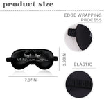 Funny Silk Eye Mask for Travel Gifts Nap Meditation Night Sleep Blindfold