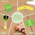 Cardboard Cutter For Kids - Cardboard Tools For Kids, Cardboard Cutting Tool Set With Fold-Roller & Gloves, Stem Educational Construction Toys Gift For 5-9 Year Old Boys Girls