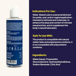 Hello Water-Based Personal Lubricant - Ph-Balancing Lube - Non-Sticky, & Long-Lasting Glide For Men, Women, And Couples, 8 Fl Oz