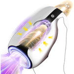 Automatic Male Masturbator Cup For Men, Open Ended Male Sex Toys For Penis Stroker With 3 Clamping Sucking & 7 Vibrating Modes, Pocket Pussy Penis Vibrator Male Blowjob Machine Adult Toys For Men