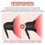 Electric Shock Nipple Suckers Sex Toy Woman Nipples Sucker Clit Vacuum Pump