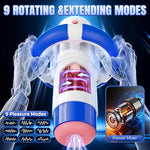 Automatic Male Masturbator with Ergonomic Steering Handle Stroker