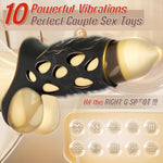 Vibrating Cock Ring Penis Sleeve - App Control Male Vibrator Penis Ring Extender Adult Couples Sex Toys For Men Penis Testicles G Spot Stimulation, Male Erection Sex Toy Men Vibrators Women Pleasure