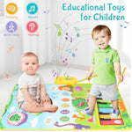 Baby Toys For 0-6 Months, Dinosaur Musical Mat Montessori Sensor Toys 1 Year Old, Sensory Early Educational Musical Learning Toys, Christmas Birthday Easter Gifts For 2 3 4 Year Old Toddler Boys Girls