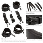 Nocturnal Collection Bed Restraints, 4 Fully Adjustable Cuffs And 4 Tethers, Perfect Bondage Gear & Accessories And Bdsm Toys - Se-2678-30-3