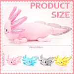5 Pcs Axolotl Plush Set 24 Inch Mommy Axolotl Stuffed Animal With 4 Cute Plush Babies In Belly Soft Cuddly Plushie For Kids Sleeping Birthday Graduation Gift Party Favors(Pink)
