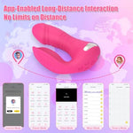 Thrusting Vibrator Dildo Women Sex Toys With App Remote Control 9 Thrusting & Vibrating Modes Wearable Clitoral G Spot Vibrators Adult Toys For Women & Couples