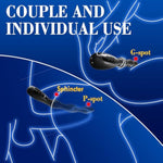 Vibrating Anal Beads Butt Plug Prostate Massager, Estim Anal Vibrators With 5 Electric Shock & 10 Vibrating & 3 Heating Modes, Prostate Stimulator Vibrator Dildo For Men Women Gay