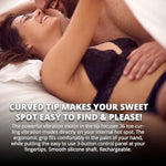 Rechargeable Waterproof Silicone G Gasm Curve Vibrator For Women, Dildo Adult Toy For G Spot Play, 36 Vibration Modes, Waterproof And User Friendly, Easy To Use Vibrator, 8.25", Teal