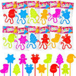 Christmas Goodie Bag Stocking Stuffers For Toddlers 30-100 Pcs, Xmas Sticky Hands Party Favors For Kids, Holiday Classroom School Prize Toys Gifts For Student, Christmas Pinata Treat Bag Filler