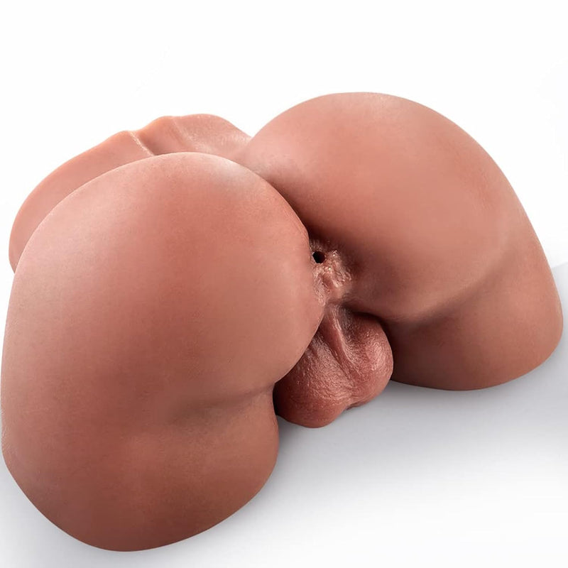 5.5Lb Anal Male Masturbator With Testicles, Realistic Butt Masturbator With Plump Hips And Tight Anus For Men Masturbation, Male Sex Toy For Gay Sex Black