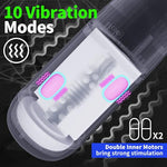 Automatic Sucking Male Masturbators Adult Sex Toy 6In1 App Control 10 Vibration 3 Sucking Modes Heating Function Real Voice Men Suction Sex Machine Green