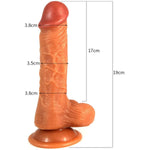 Silicone Dildo Sex Toy for Women, Skin Colour