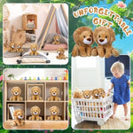 20 Pieces Lion Plush Set 6 Inches Cuddly Lion Stuffed Animal Small Stuffed Animals Bulk For Boys Girls Birthday Favors Gifts Forest Decor Birthday Classroom Prizes
