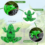 36Pcs Plastic Frogs Toy For Kids, Small Realistic Frog Toys Bulk, Mini Resin Fake Frog Figures For Forest Animals