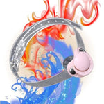 Realistic Silicone Dildo Gag,Open Mouth Gag O-Ring Gag Restraints, Head Harness Restraint Mouth O-Ring Gag Oral Fixation, Adjustable Strap Silicone Dildo Gag With Ball For Men Women(Style 1)