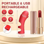 Finger Vibrator Women Sex Toys For G Spot Clitoral Stimulator, Couples Sex Toys With 10 Vibrations & Heating, Rechargeable Mini Vibrator Female Adult Toys, Clit Vibrators Adult Toys For Women Pleasure