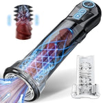 2 In 1 Electric Male Masturbator Penis Pump, Automatic Masturbators Cup Penis Enlargement With 3 Suction And 7 Vibration Modes, Dick Pump Male Masturbators Cup Adult Sex Toys With 2 Sleeves