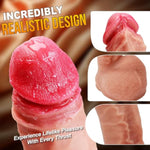 12 Inch Huge Thick Silicone Dildo With Quirky Big Balls - Long Realistic Dildos With Powerful Suction Cup, Soft Giant Large Dildo For Men Women Gay, Massive G Spot Fake Penis, Adult Sex Toys & Games