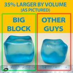 Premium Big Block Cube – 35% Larger Than The Standard Squishy Cube, Toy For Kids & Adults - Sensory Fidget For Stress Relief, Focus & Play – Colorful, Durable, Gift-Ready – Astm Certified 3+