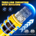 Sex Toys For Men Male Masturbator - Automatic Masturbators Cup With 7 Thrusting &Rotating Modes For Penis Stimulation, Electric Pocket Pussy Stroker, Adult Sex Toy With Suction Base